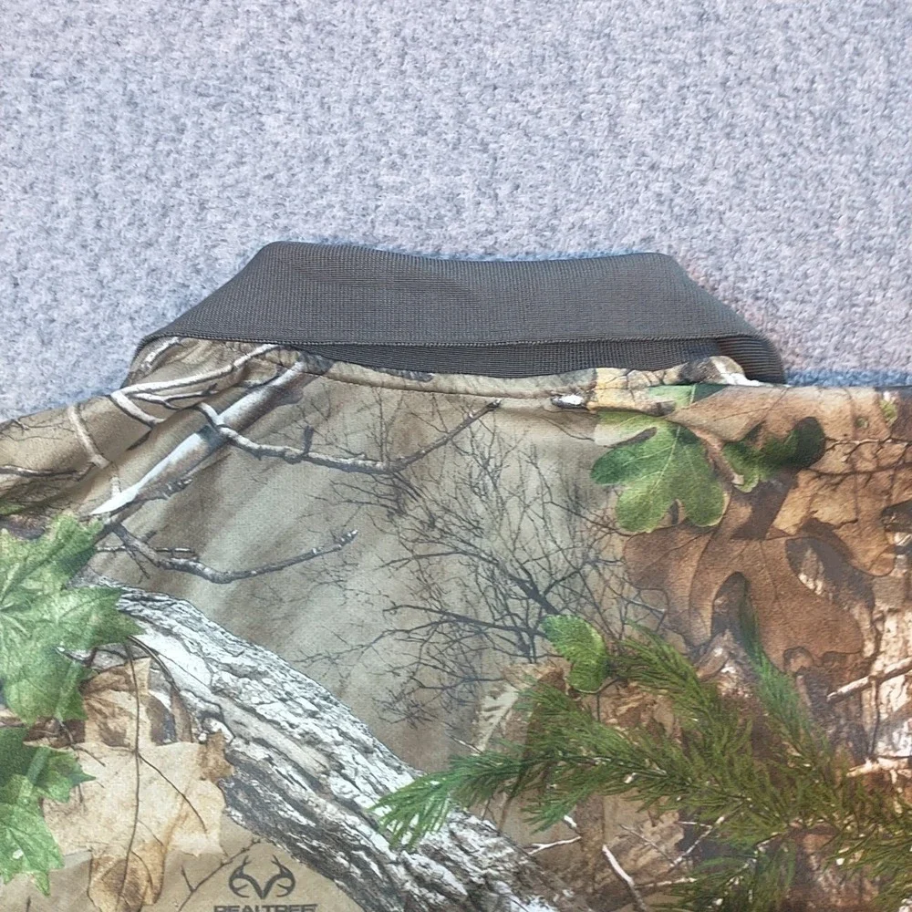 Gander Mountain Guide Series Mens Camo Polo Shirt Realtree Xtra Green Medium